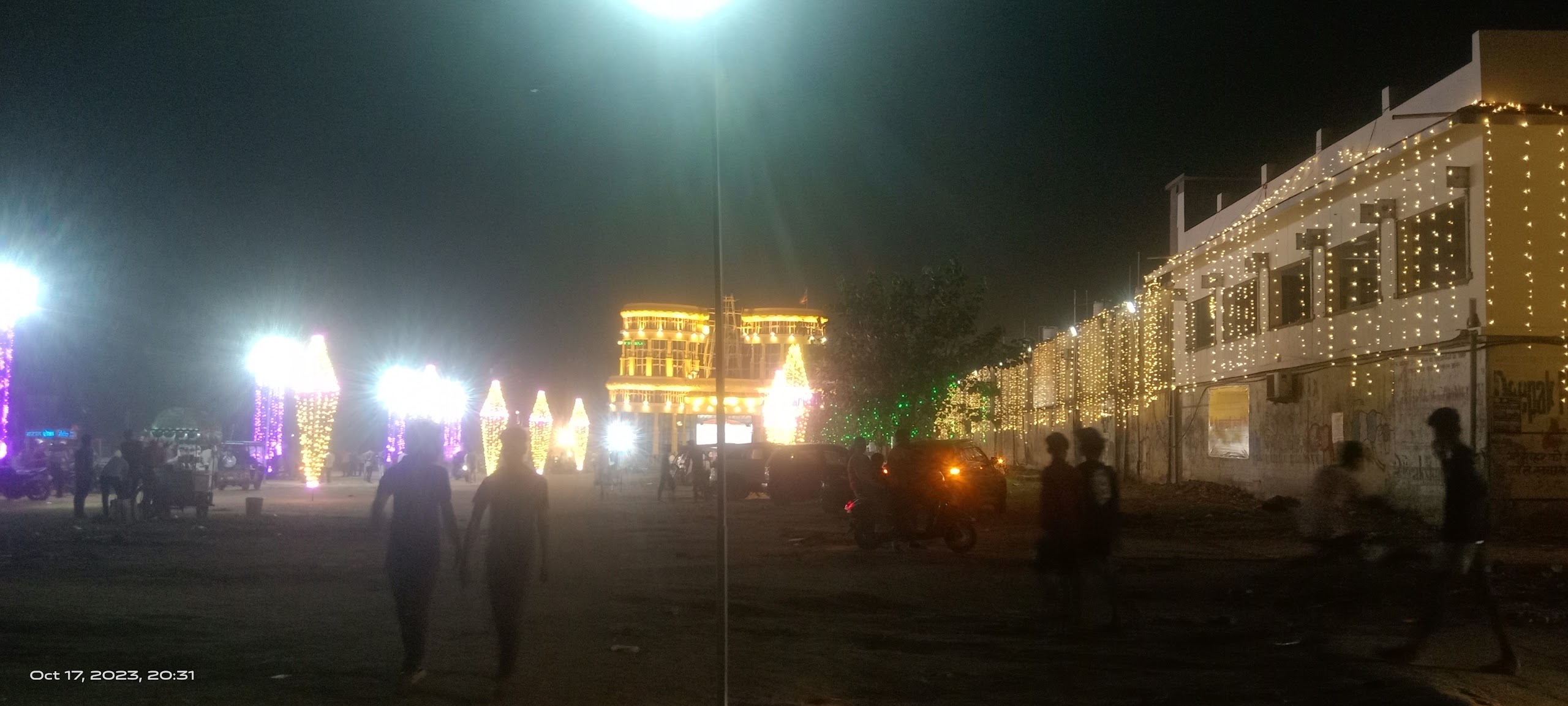 Ram Navami Hazaribagh decorated temple scene